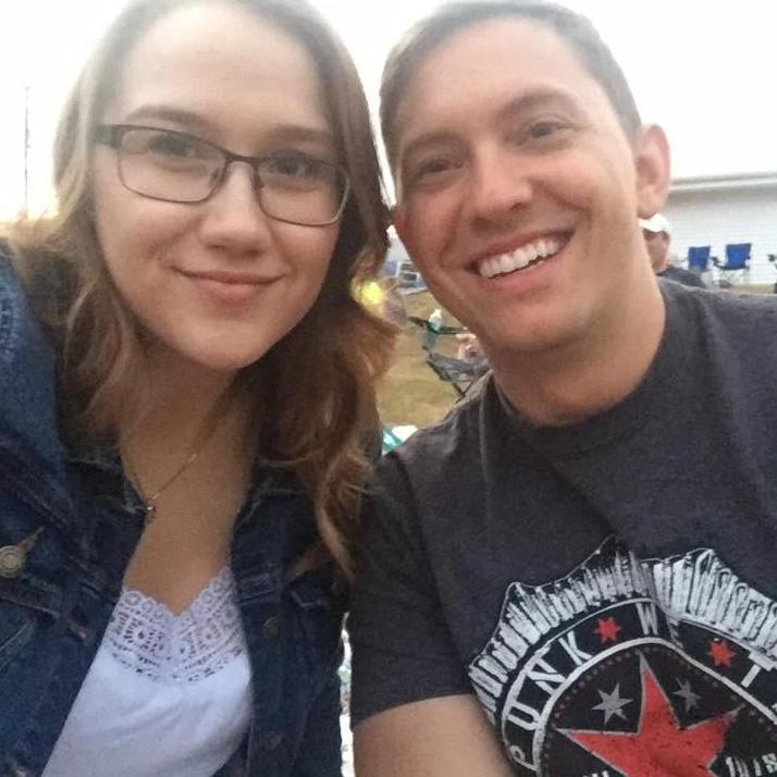 Celebrating the Fourth of July right before our one year dating anniversary.