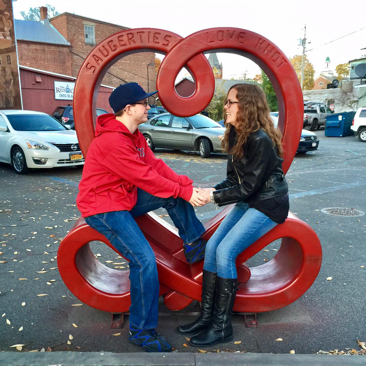 We did a little photo shoot at the Saugerties Love Knot in November 2015.