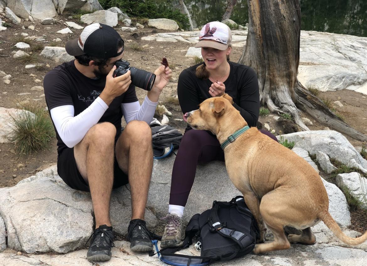 Happy family hiking and taking photos, what else could we ask for??