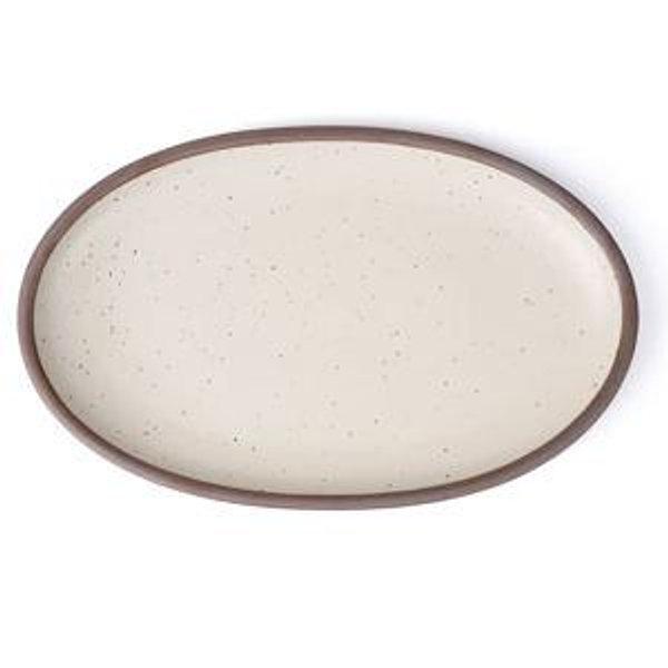 Oval Serving Platter - Panna Cotta