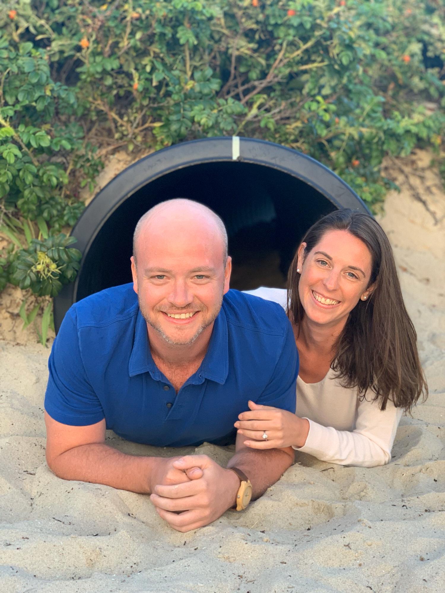 Find a guy who crawls in a tunnel to take a pic with you haha! Green Harbor July 2019