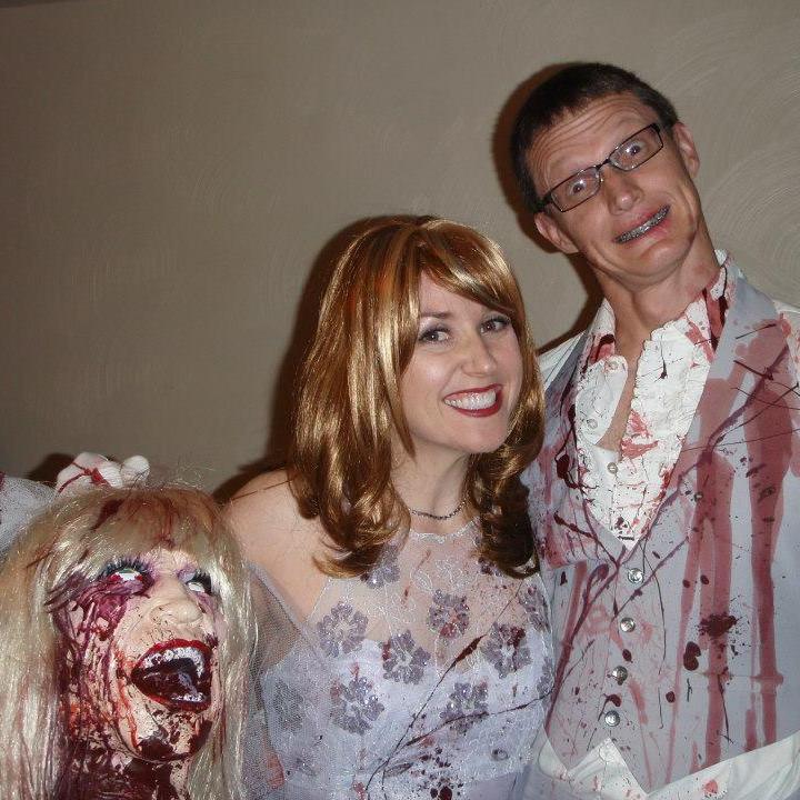 First Halloween Disgruntled Bridesmaid and the Hostage Groom...hmmmm