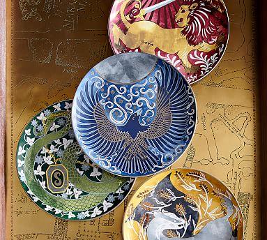 HARRY POTTER™ Hogwarts™ Houses Stoneware Salad Plates - Set of 4