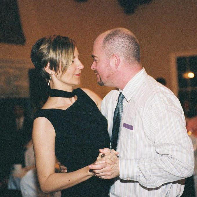 Dancing at the Bracher's wedding