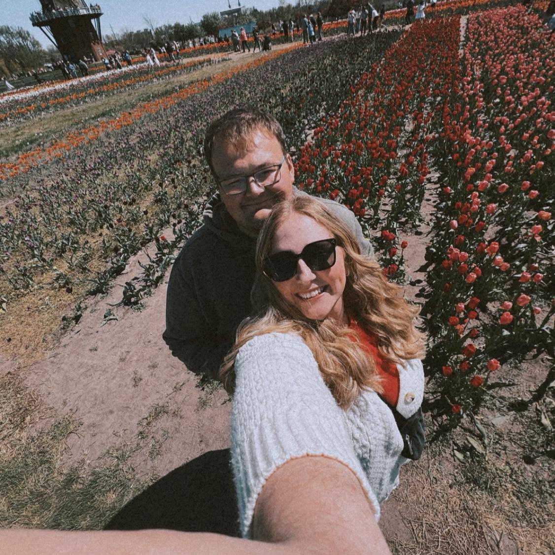 a day date to the tulip festival and 
“I love you“