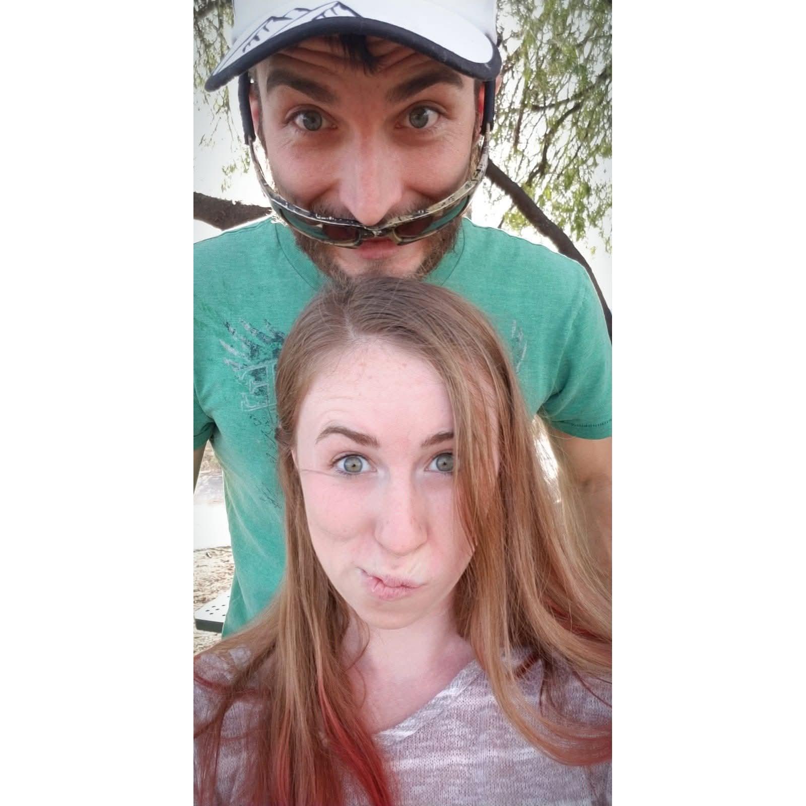 Enjoying our time together while Cass finished her degrees. - Tucson, AZ