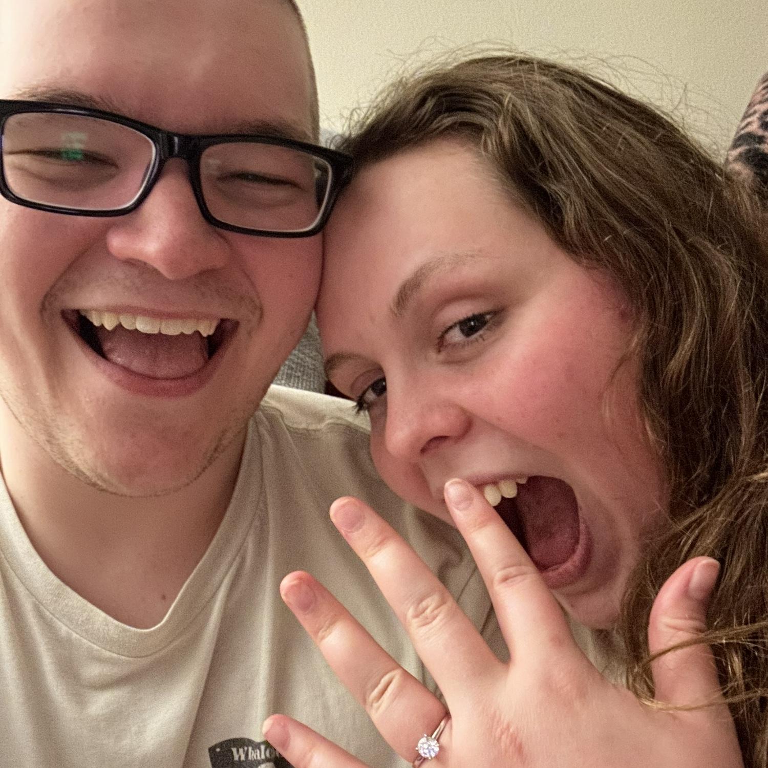 YAY ENGAGED!