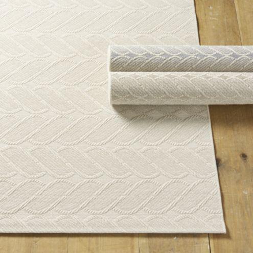 Cable Knit Performance Rug