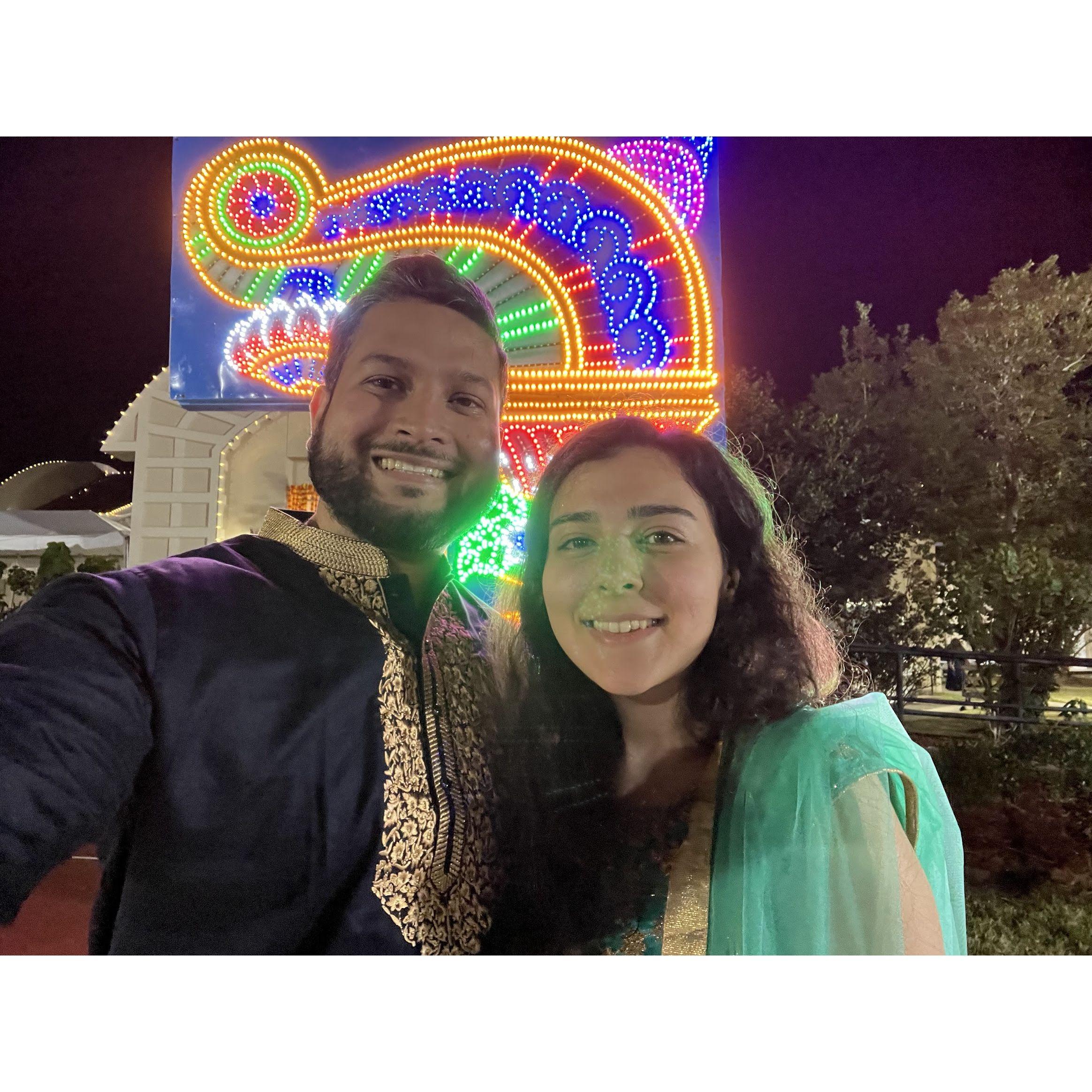 At Durga Bari Temple in Houston for Durga Puja (2024)