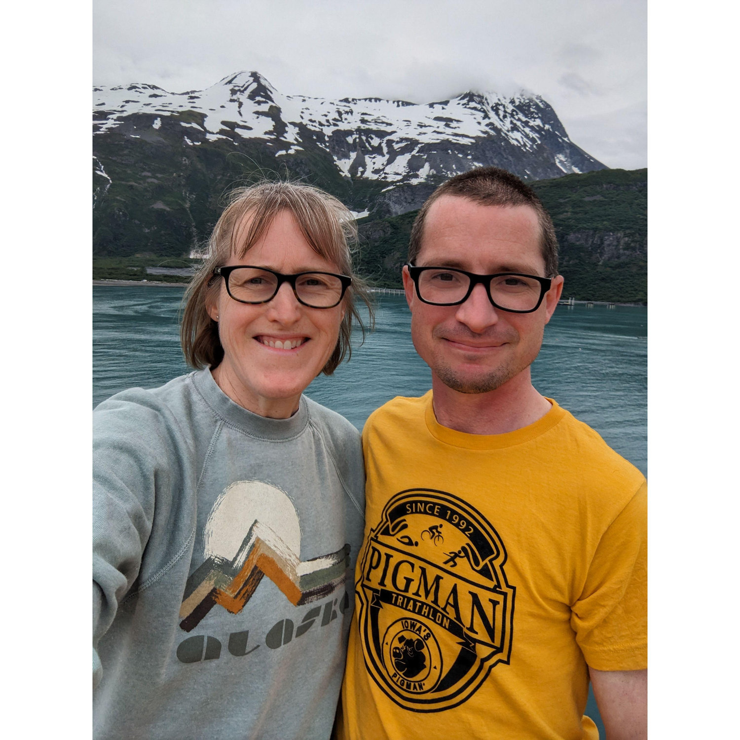 Whittier, AK at the beginning of the cruise