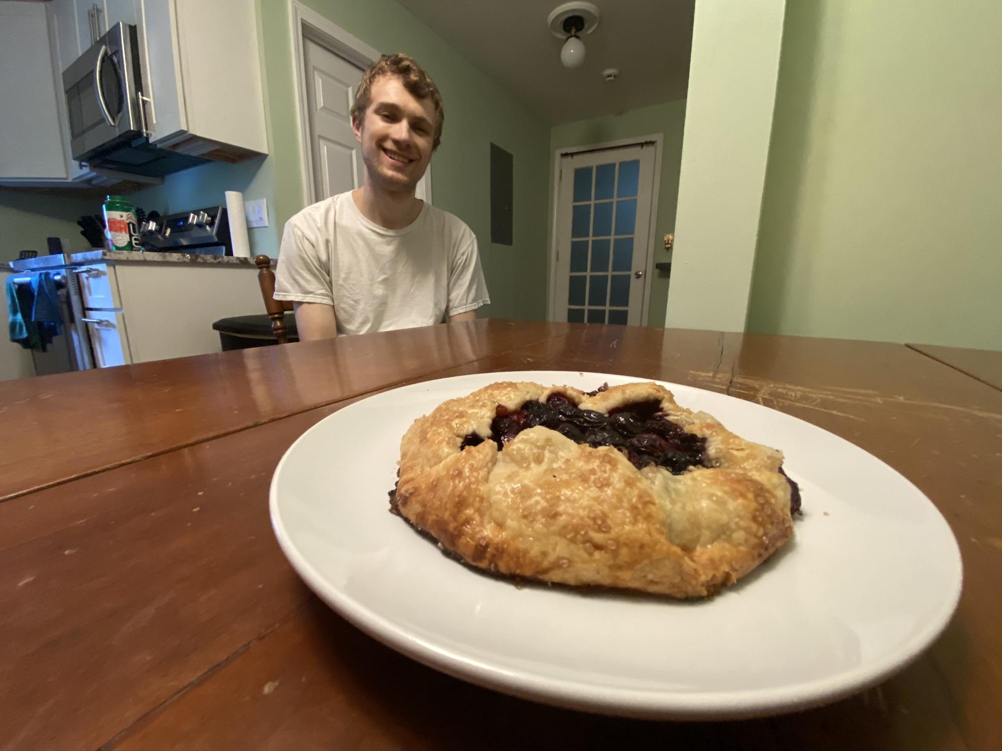 If only Ryan would look at me the way he looks at the pastries I make him 😉