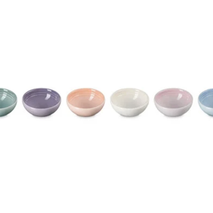 Vancouver Pinch Bowls, Set of 6 - Pastel Multicolor