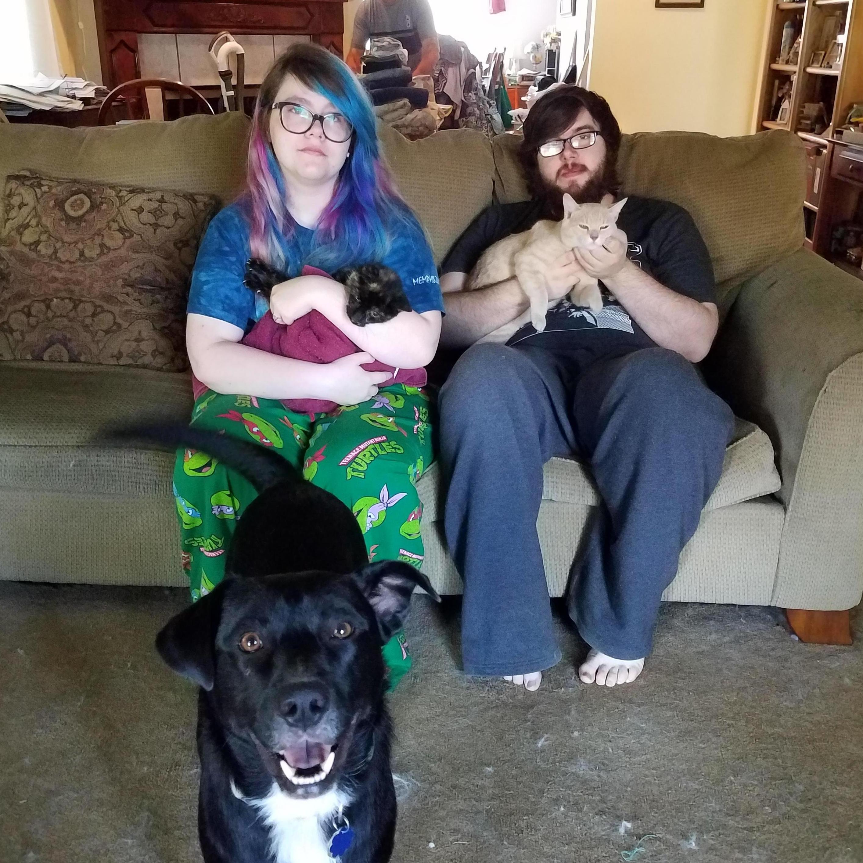 The last family photo we took with Velvet