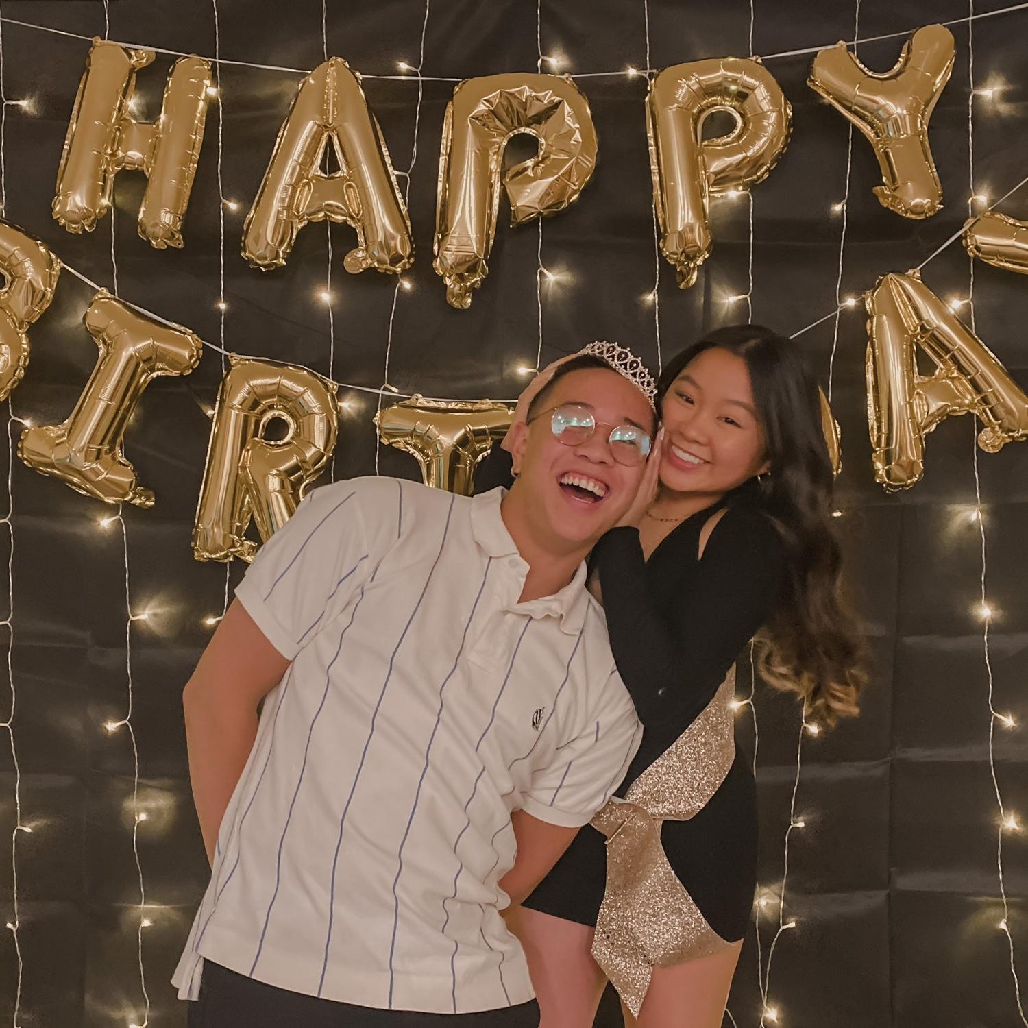 03.26.21, andrew planned a surprise party for my 21st 😚