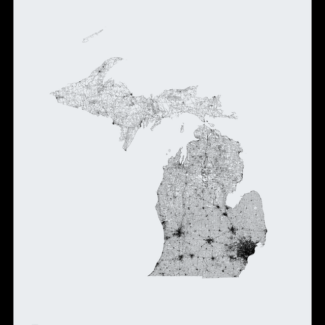 All Streets Michigan, Framed