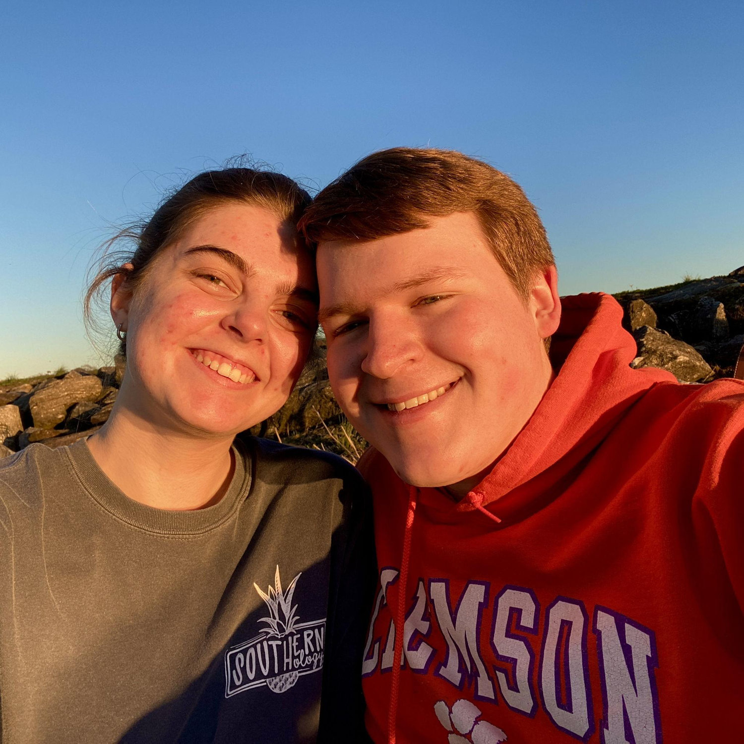 We were long distance for 7 years, including the entire time Emily was at college at Clemson!