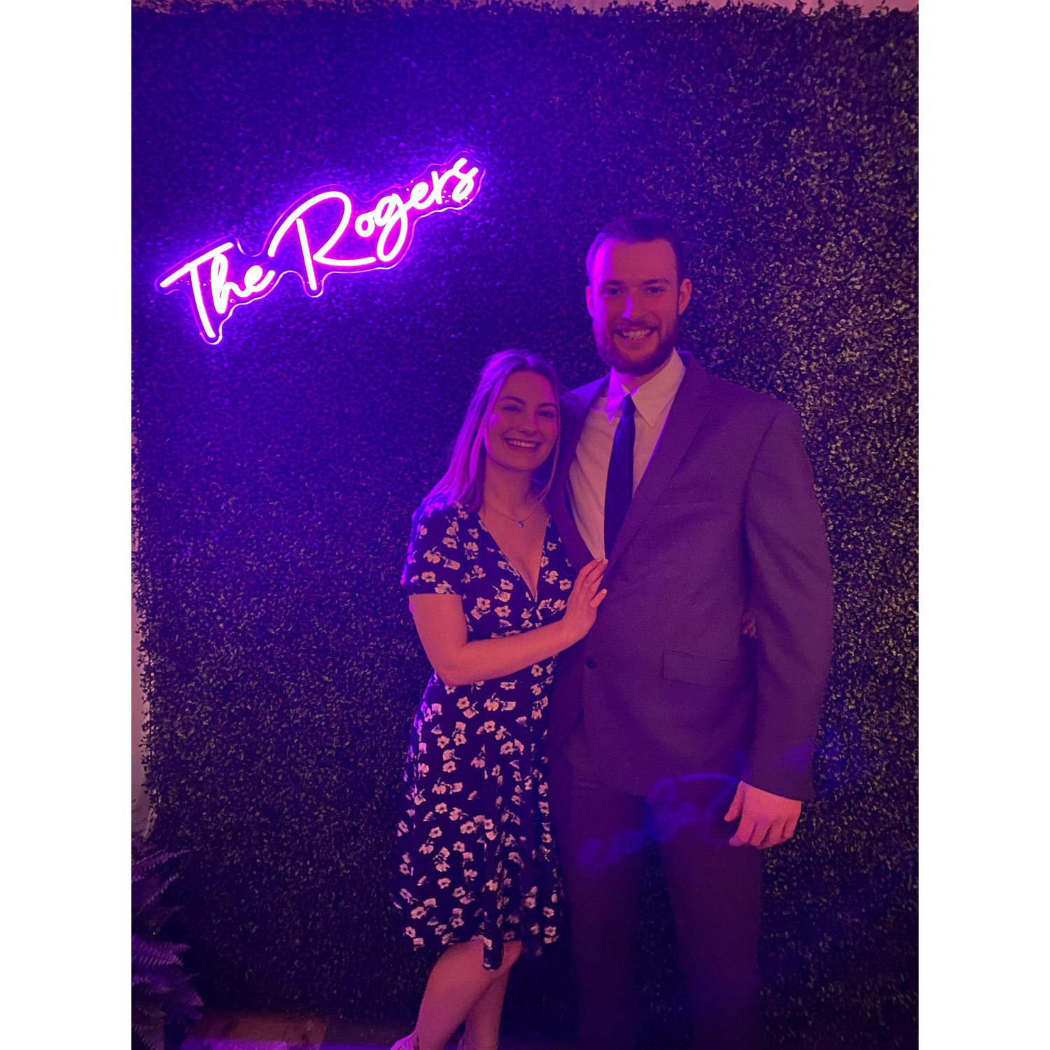 At a friend's wedding.