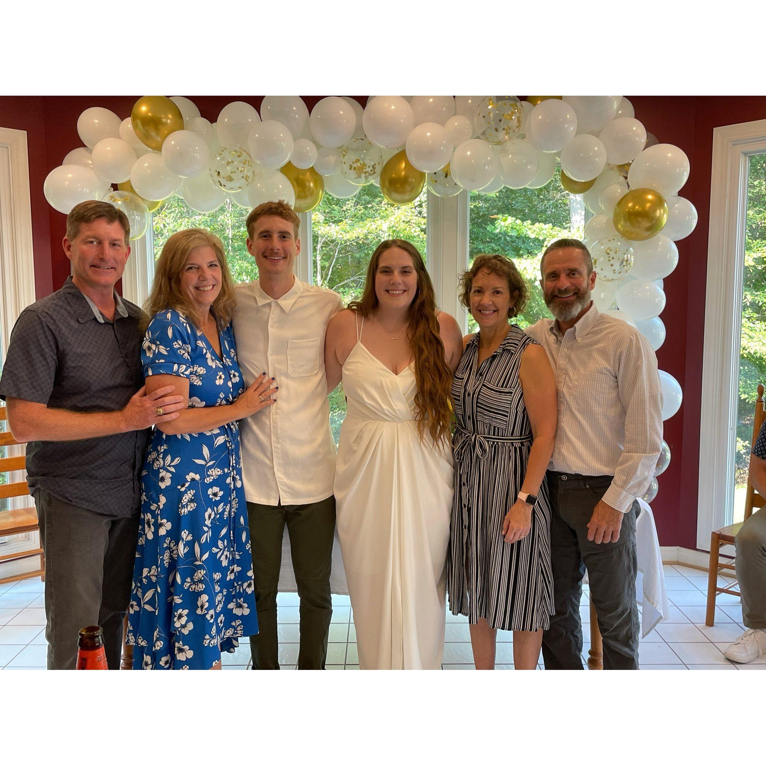 They celebrated their beautiful engagement with friends and family and cannot wait for their special day on October 1st!