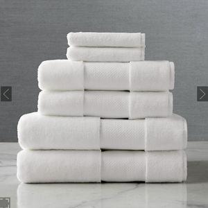 White 6 piece set Frontgate Collection Bath Towels