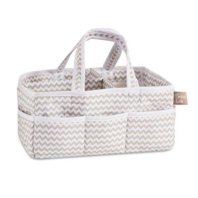 Trend Lab® Ombre Grey Chevron Diaper Caddy
