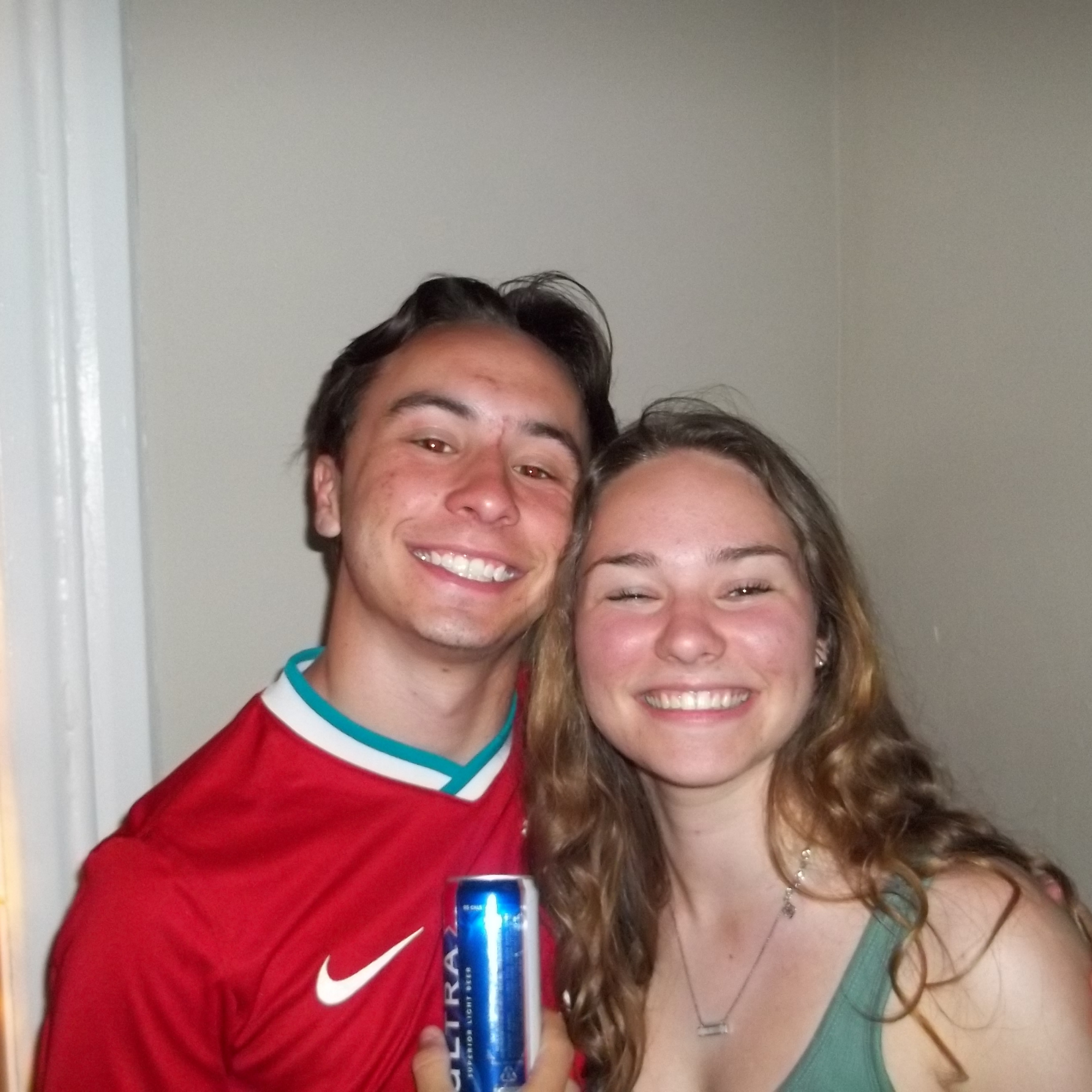 Our first photo together!