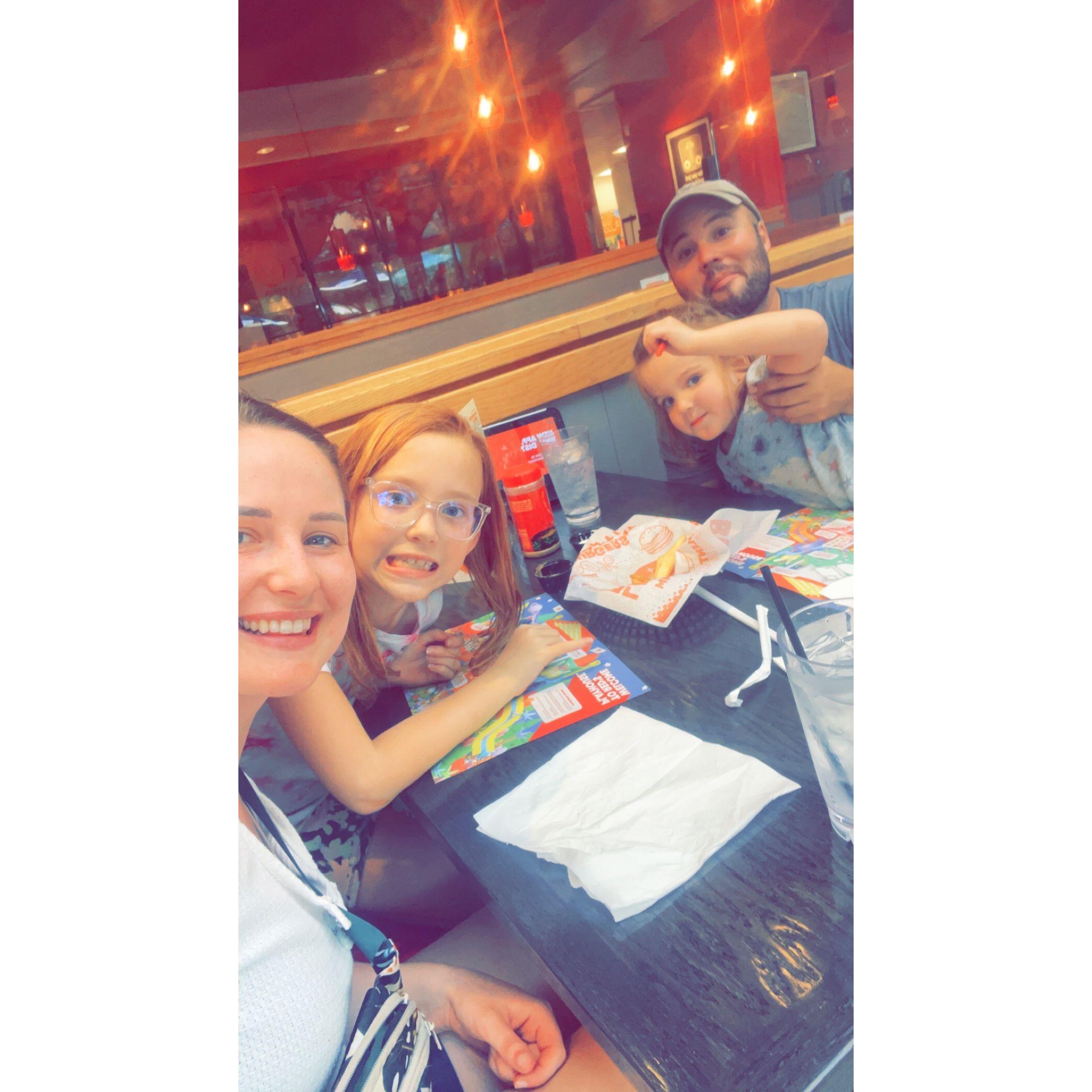So much time spent with these sweet girls.