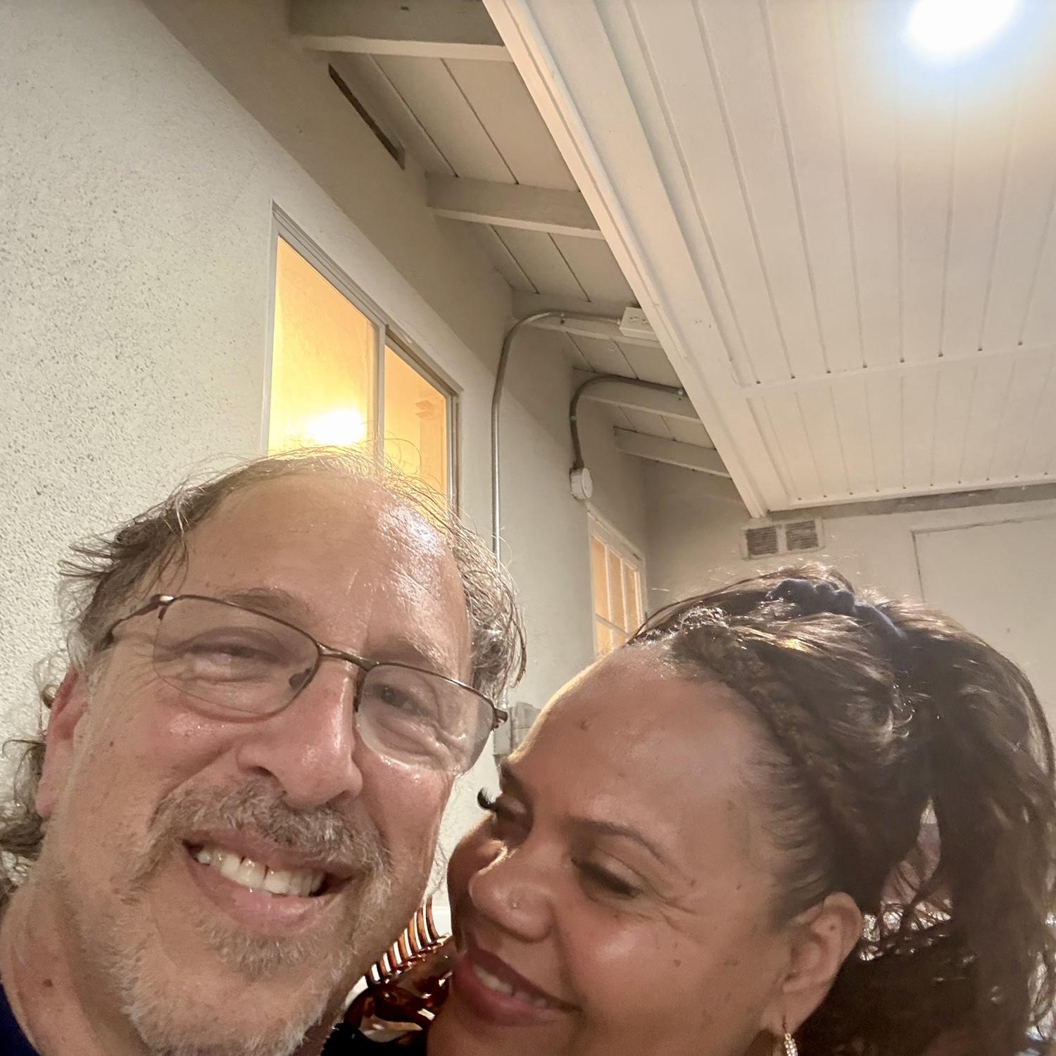 Enjoying the evening, May 2025