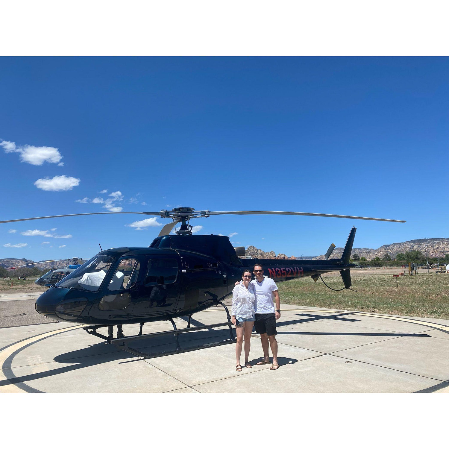 First helicopter ride over Sedona! We had to sit through a timeshare presentation for the tickets