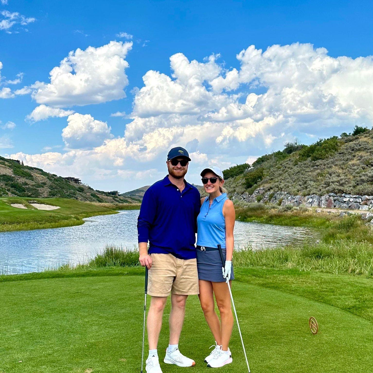 Pretending I'm a golfer