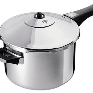 Kuhn Rikon Duromatic Stainless-Steel Saucepan Pressure Cooker - 7.4-Qt