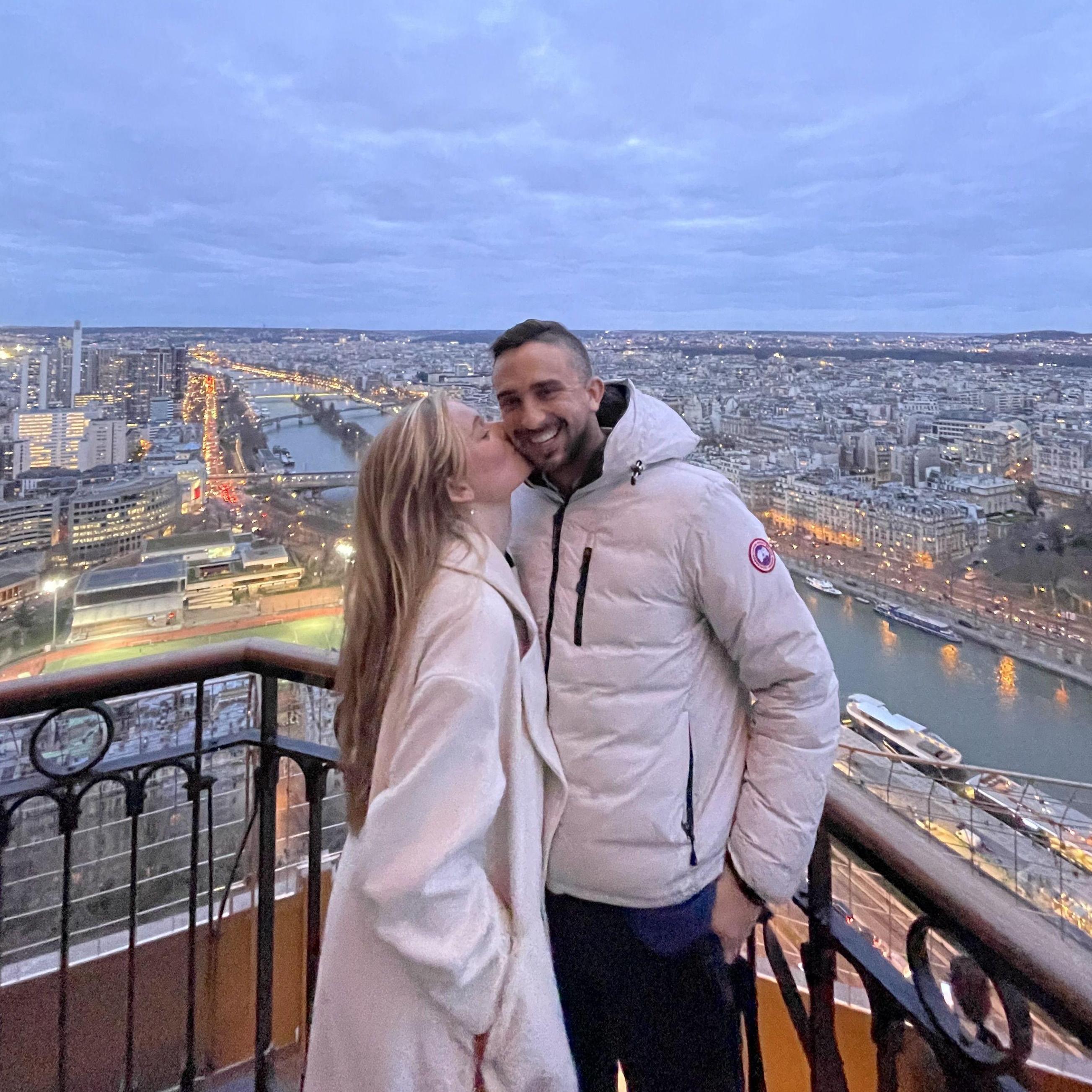 On the Eiffel Tower