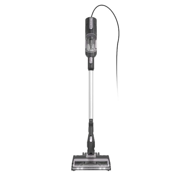 Shark HS152AMZ UltraLight Pet Plus Corded Stick Vacuum, with Swivel Steering, LED Headlights, Removable Dust Cup, Precision Hand Vacuum, and 2 Pet Tools, for all Floors, Lavender,Black
