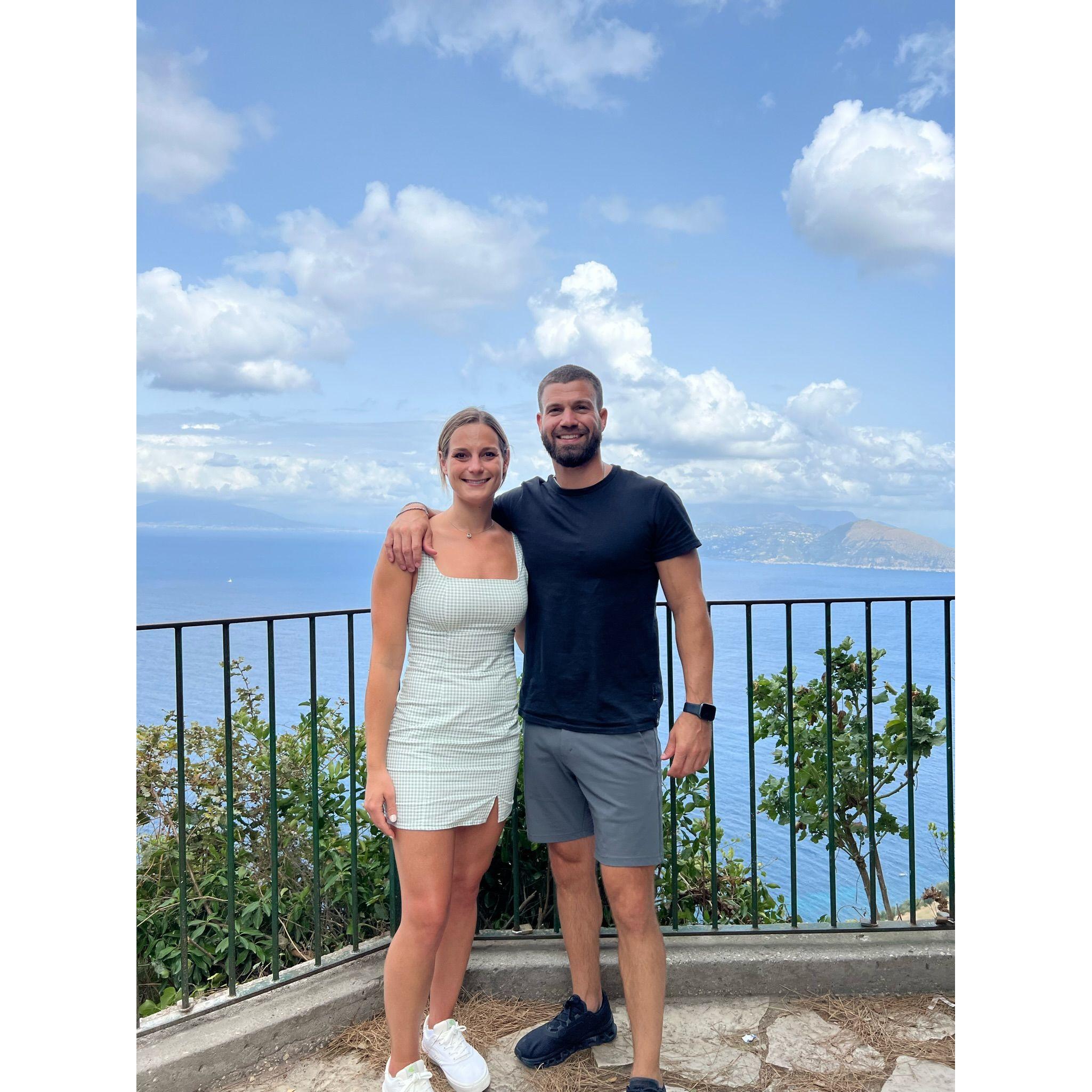 Anacapri, Italy overlook the Amalfi coast!