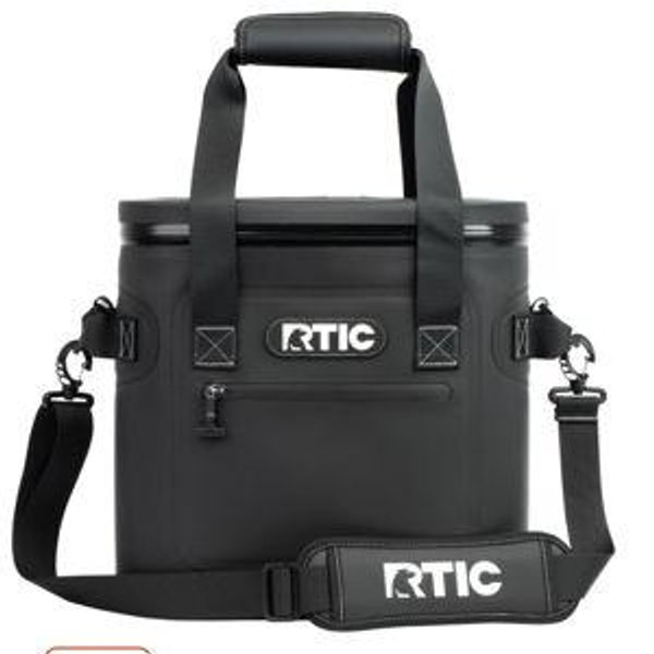 RTIC 20-can Ultra-Tough Soft Cooler, Black