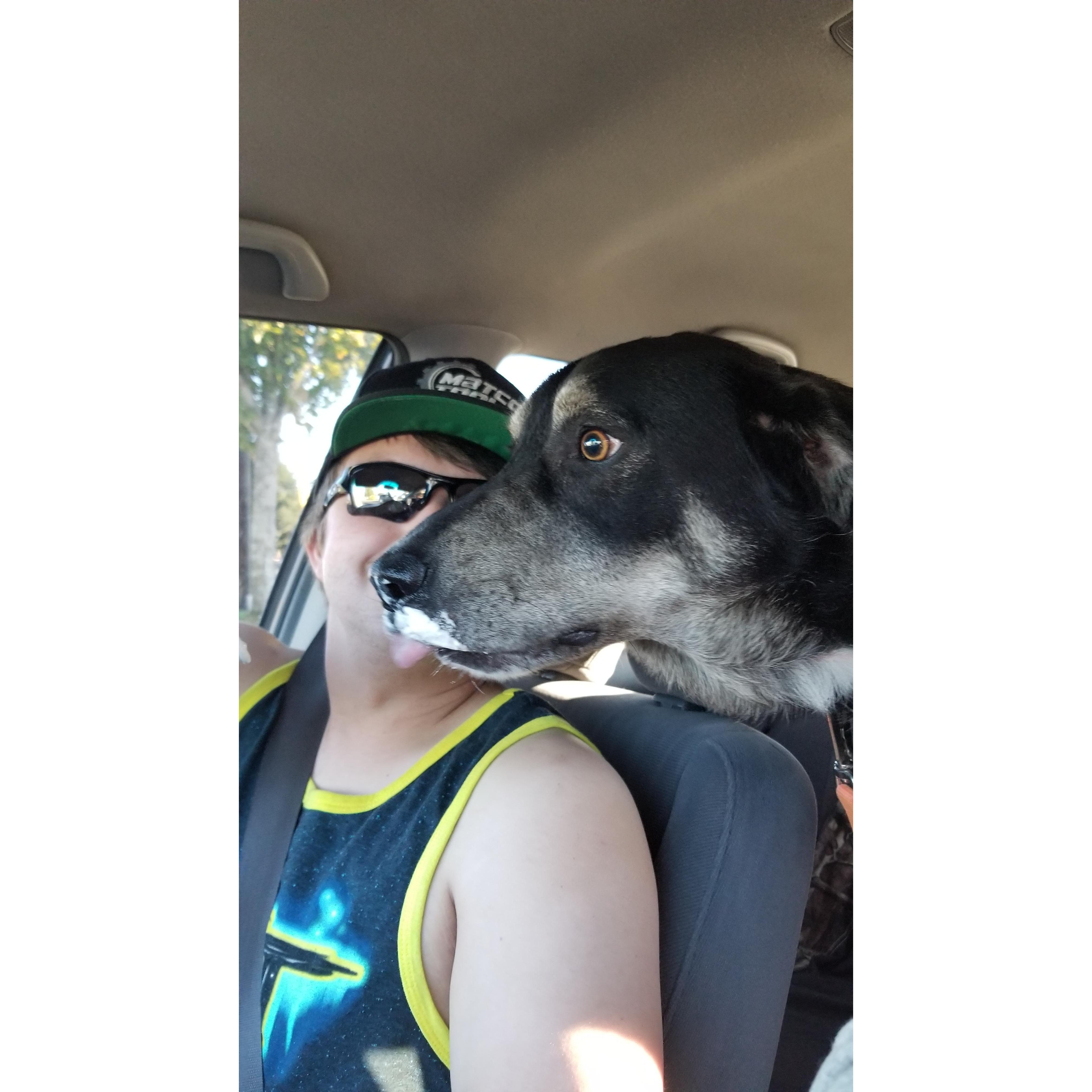 Gave our son a Pup-a-Chino