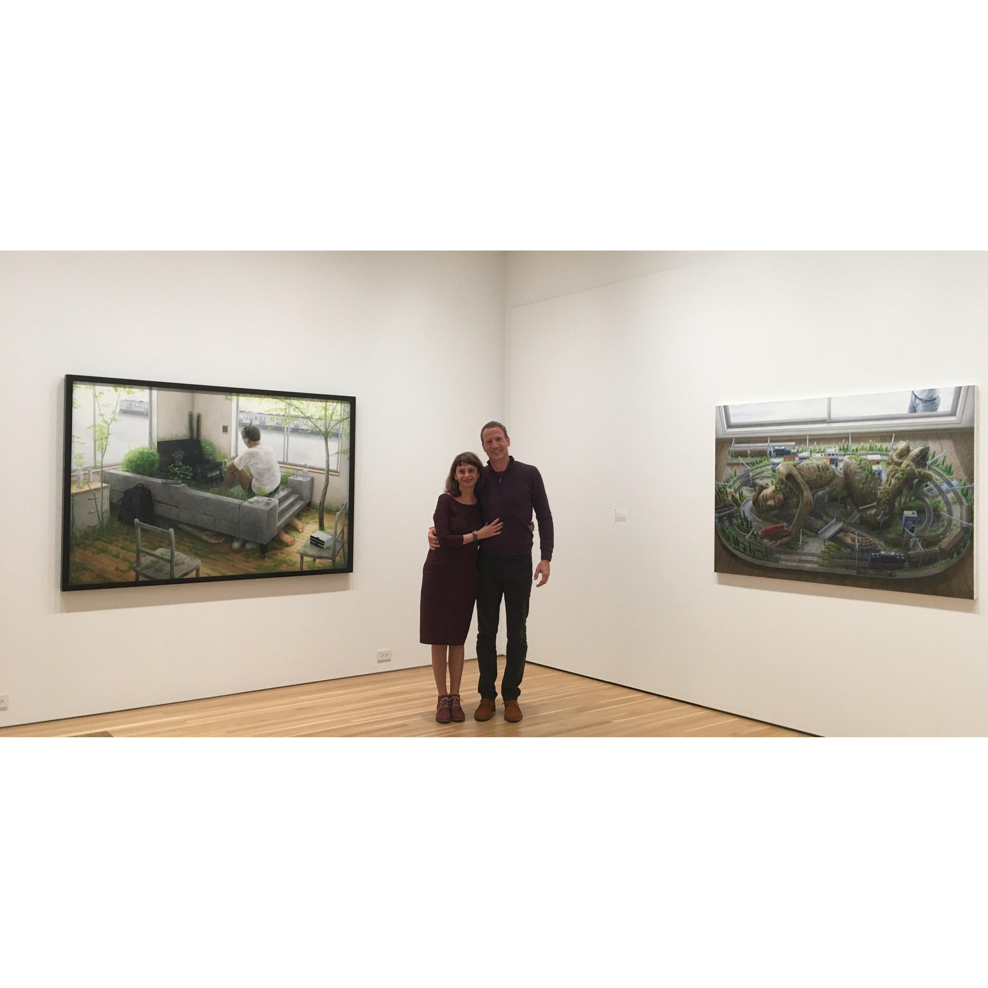 ... and having our hot museum dates ...