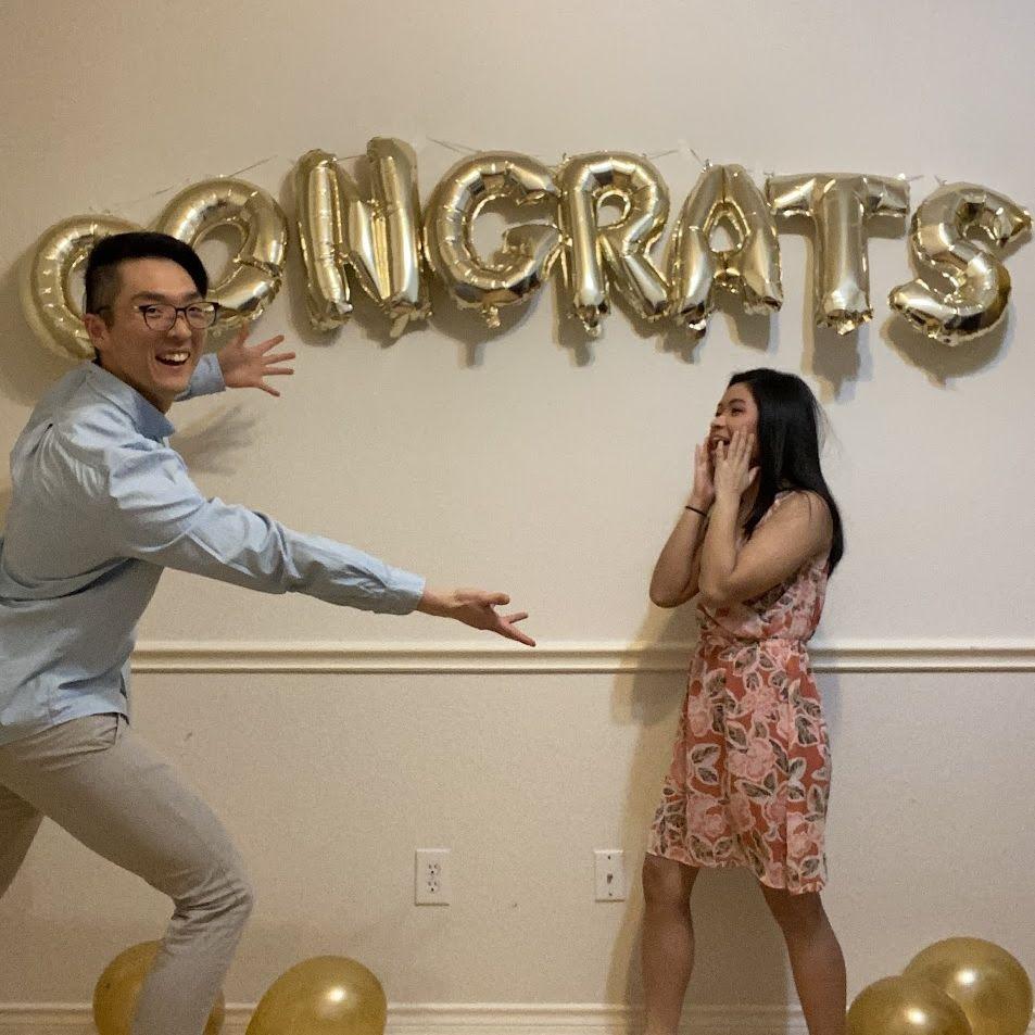 02/09/2021: Celebrating Anna completing nursing school!