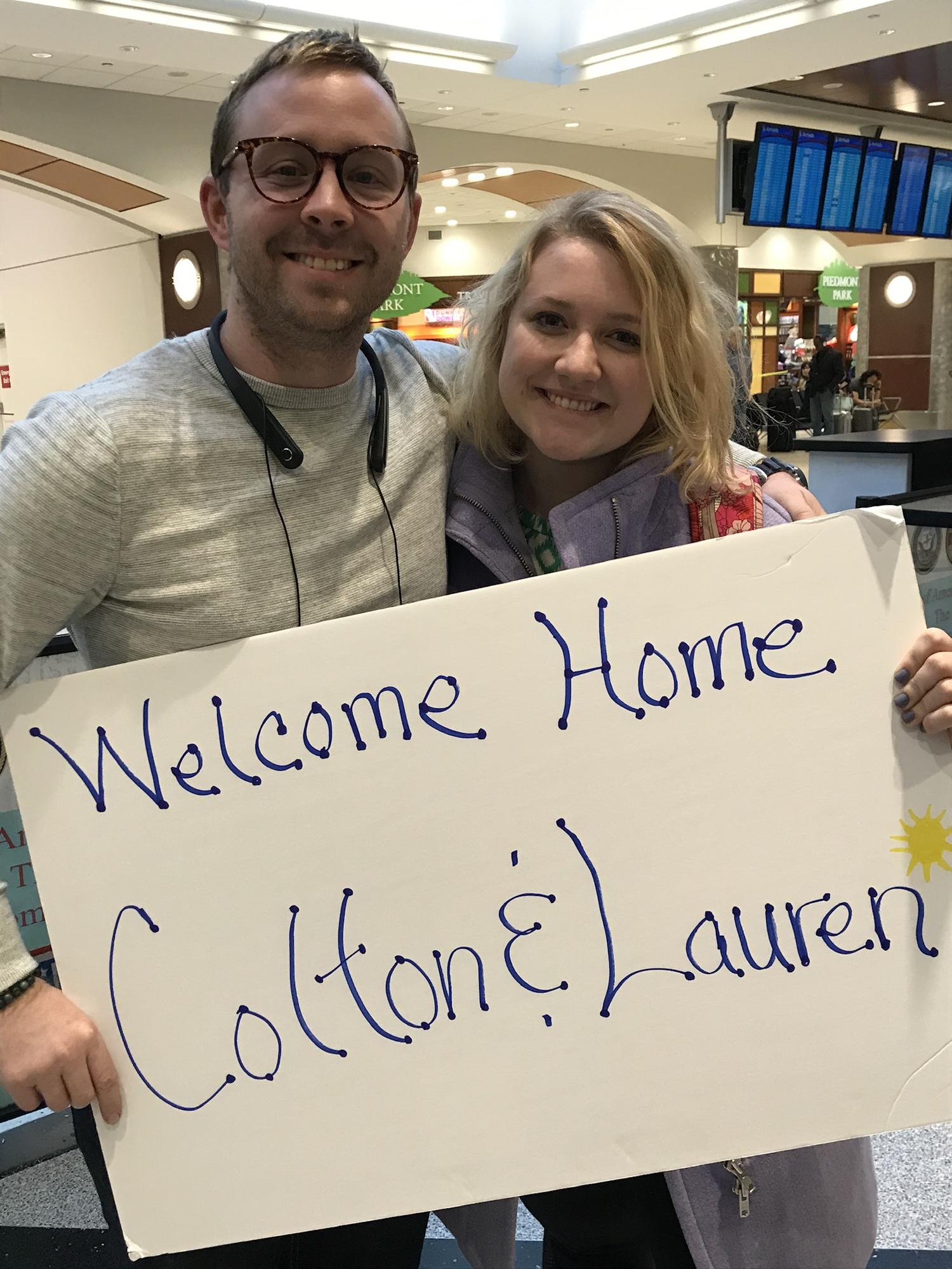 November 2019 - arriving in Atlanta after flying/driving all night to see Colt’s family