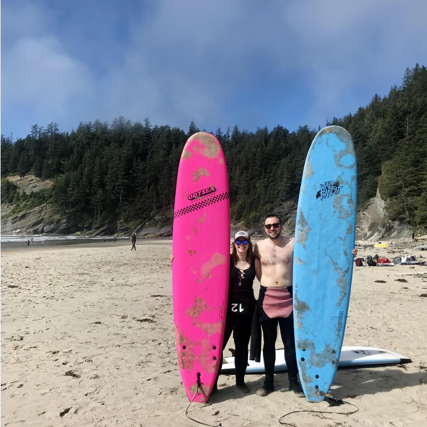 September 21, 2019 | Learning how to surf on the Oregon Coast.