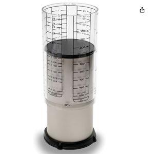 KitchenArt Professional Series 2 Cup Adjust-A-Cup, Champagne Satin, Adjustable, 2-Cup