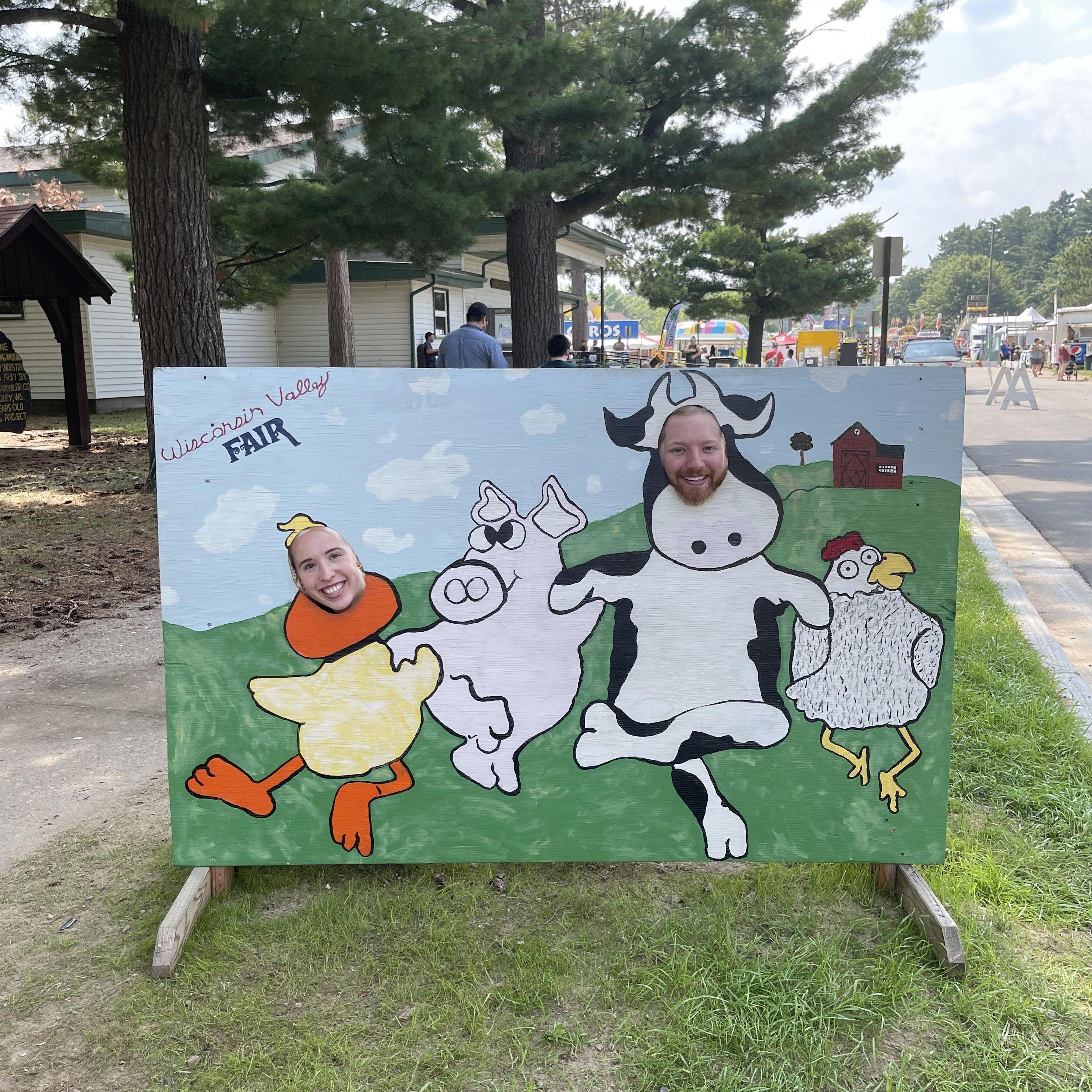 Skylor's first time to the Wisconsin Valley Fair