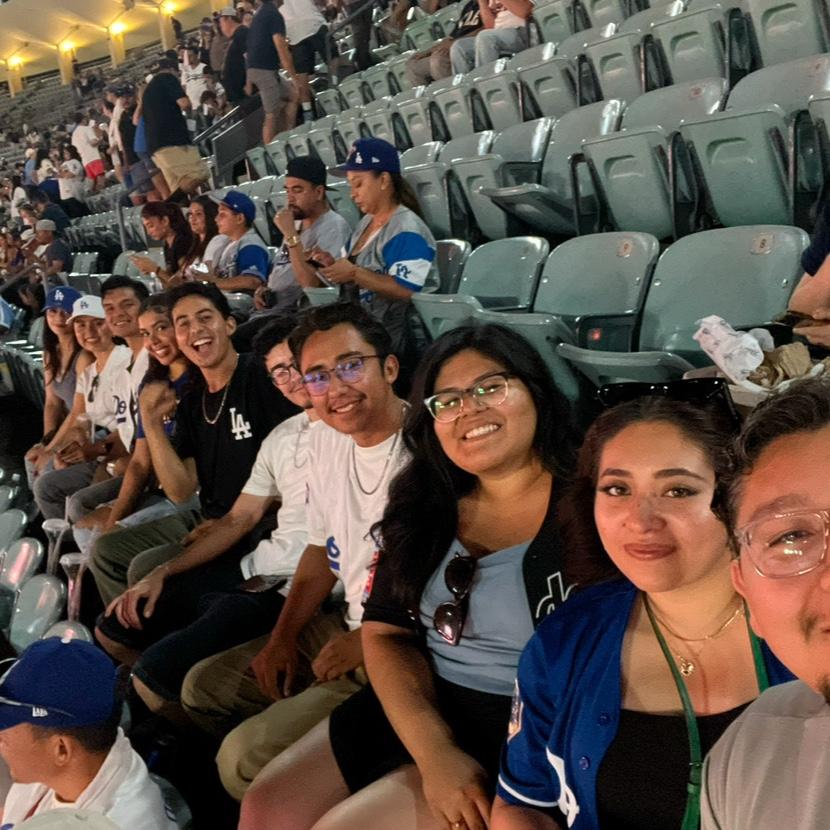 First Dodgers game together