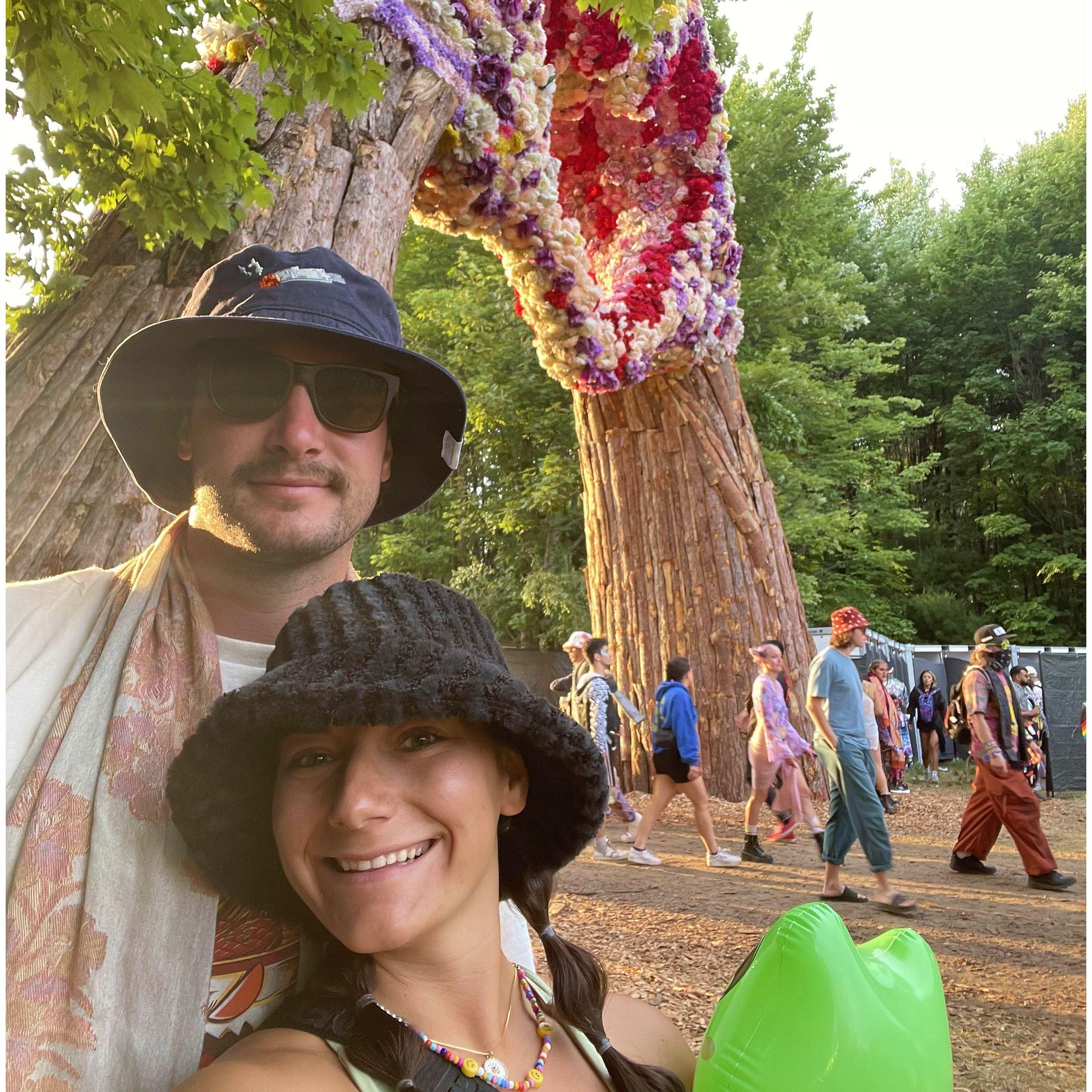 Our first time at Electric Forest!