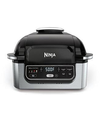 Ninja Foodi™ 5-in-1 Indoor Grill with 4-Quart Air Fryer, Roast, Bake, Dehydrate, and Cyclonic Grilling Technology, AG301