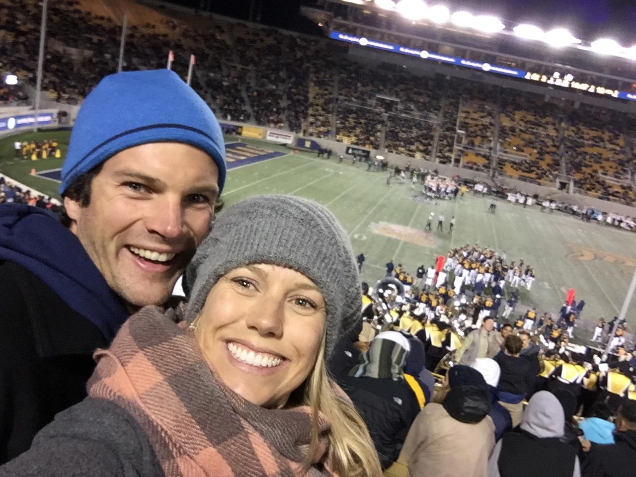 Cheering on the Cal Bears in Berkeley, 2016