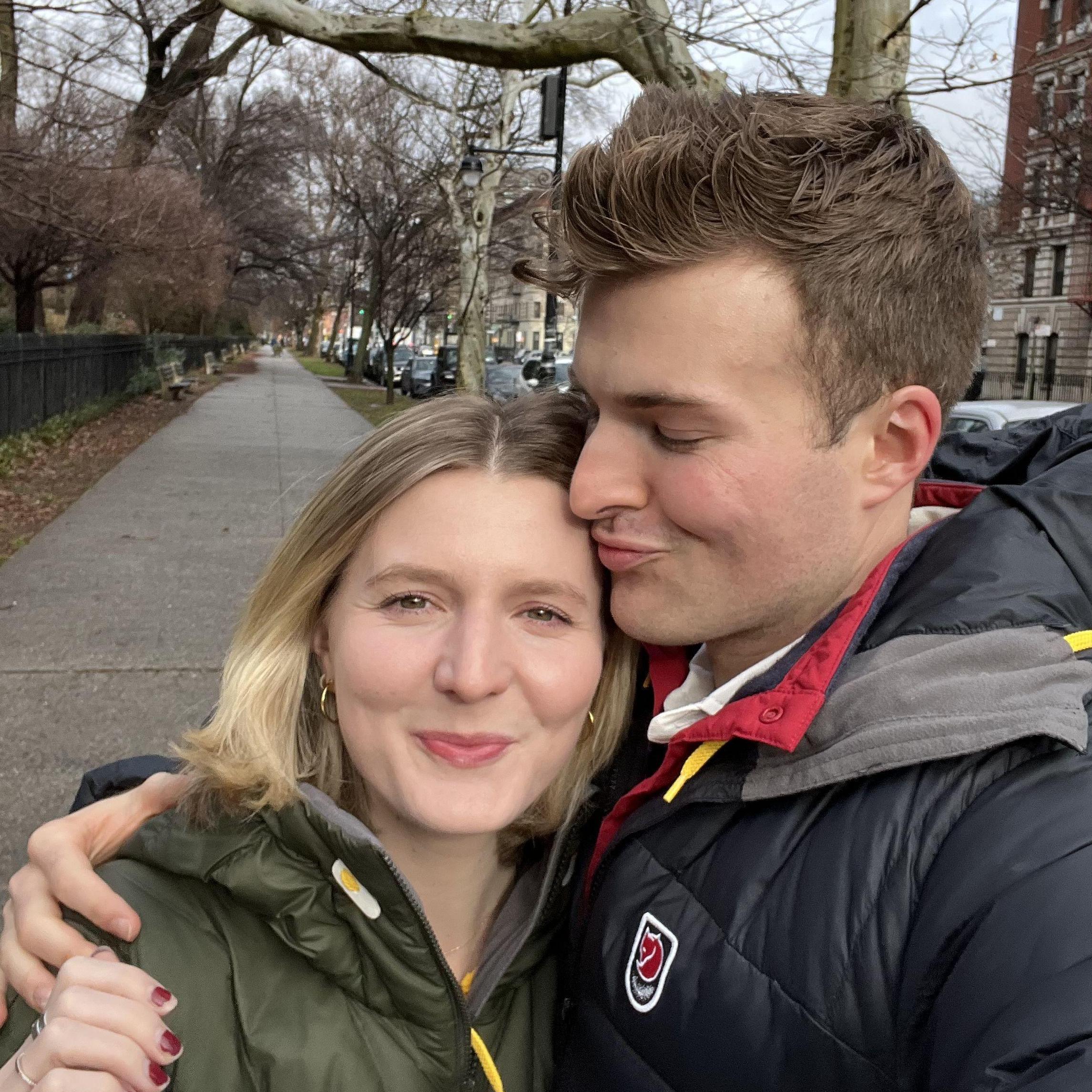 Lauren visiting Mitchell in NYC during the time we were long-distance