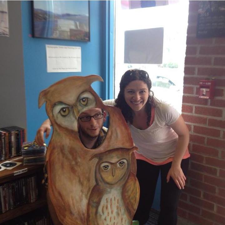 Hanging out together is a *hoot.*