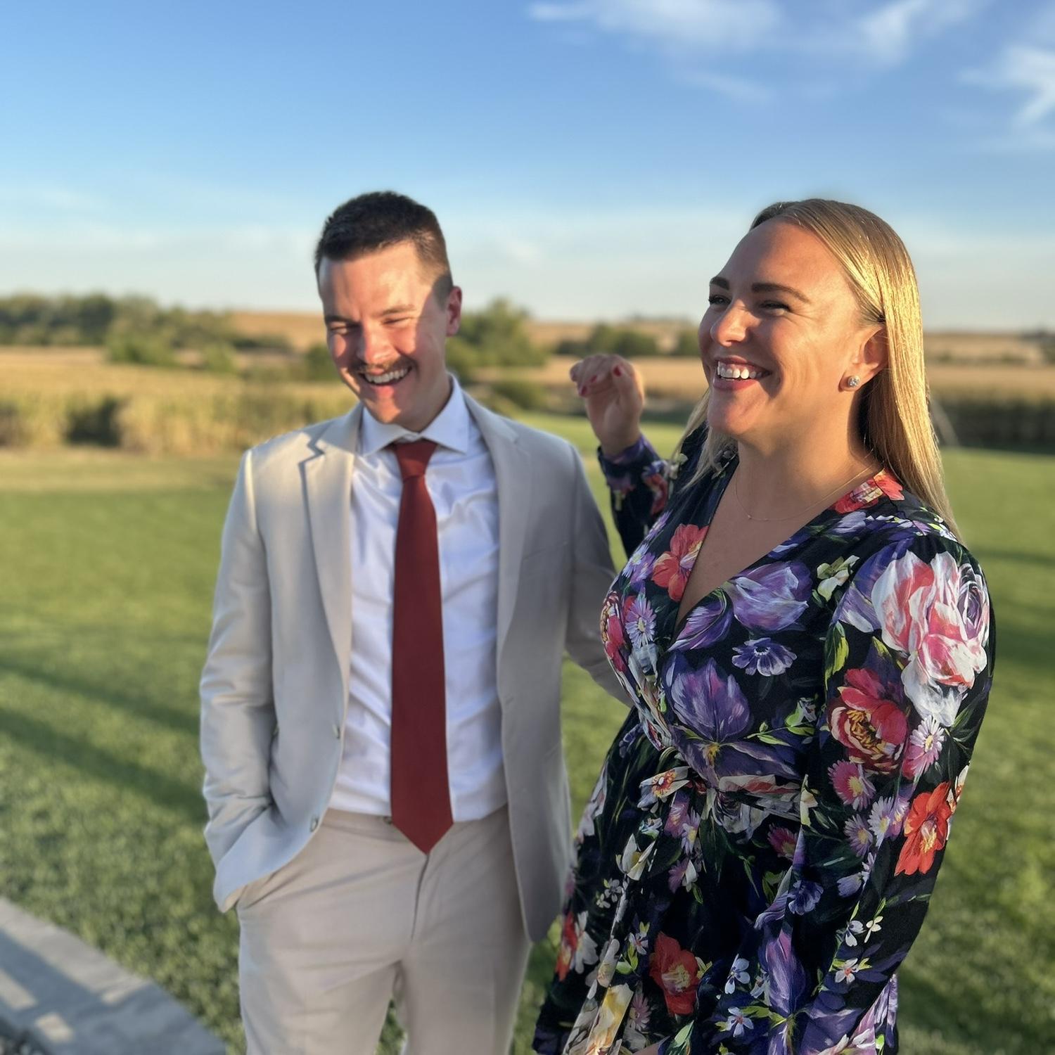 Best Man, Max and Mariah’s wedding. Back to Omaha! September 2024.