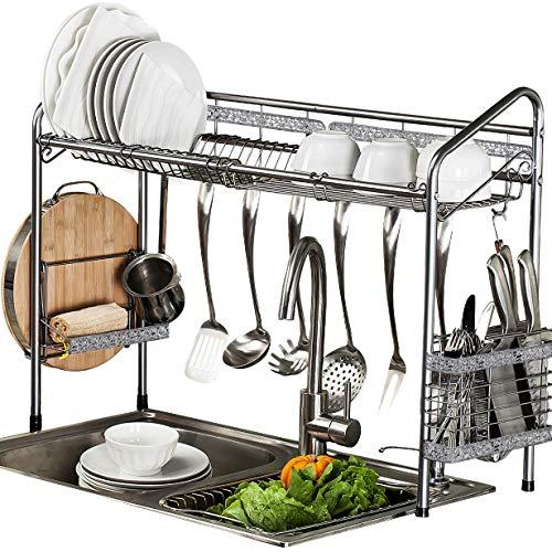 PremiumRacks Professional Over The Sink Dish Rack - Fully Customizable - Multipurpose - Large Capacity