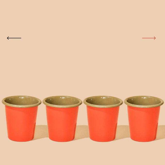 ENAMELWARE TUMBLER SET